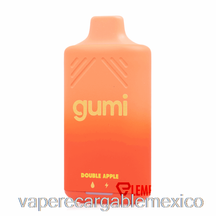 Vape Recargable Gumi Bar 8000 Desechable Doble Manzana